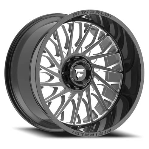 Fittipaldi FA08BM 20x9 8x180 18 ET 124.3 CB Black Milled (FA08-20908180P18BM)