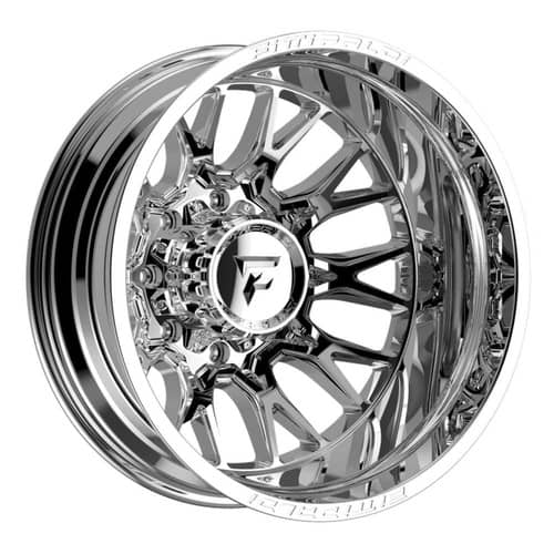 Fittipaldi FD650C Rear 24x8.25 10x225 -214 ET 170.2 CB Chrome (FD650R-24821025N214C)
