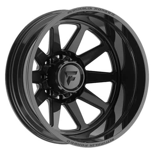 Fittipaldi FDF603B Rear 22x8.25 8x210 -215 ET 154.3 CB Black (FDF603R-22828210N215B)