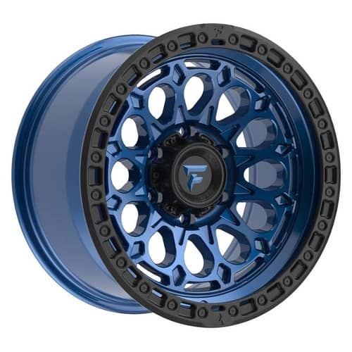 Fittipaldi FT101BLB 17x9 6x139.7 -12 ET 106.2 CB Gloss Blue/Black Ring (FT101-17906139N12BLB)