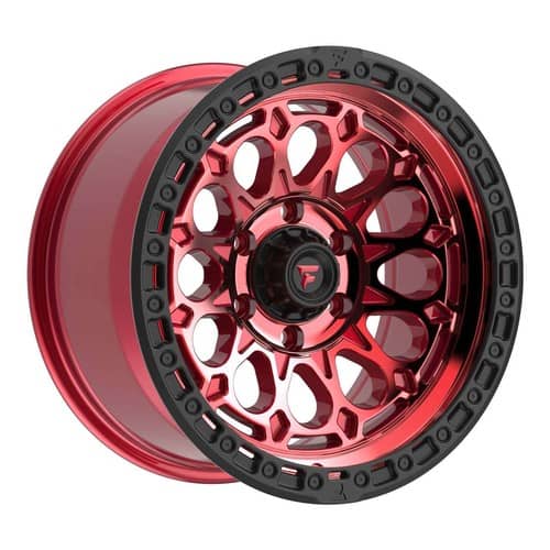Fittipaldi FT101RTB 17x9 6x135 -12 ET 106.2 CB Machined Red Tint/Black Ring (FT101-17906135N12RTB)