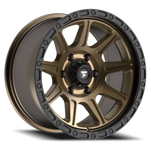 Fittipaldi FT104ZB 17x9 6x139.7 -12 ET 106.2 CB Satin Bronze/Black Ring (FT104-17906139N12ZB)