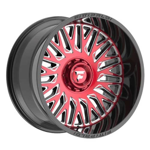 Fittipaldi FA07MBRM 22x12 8x180 -44 ET 124.3 CB Black Mach Red (FA07-22128180N44MBRM)