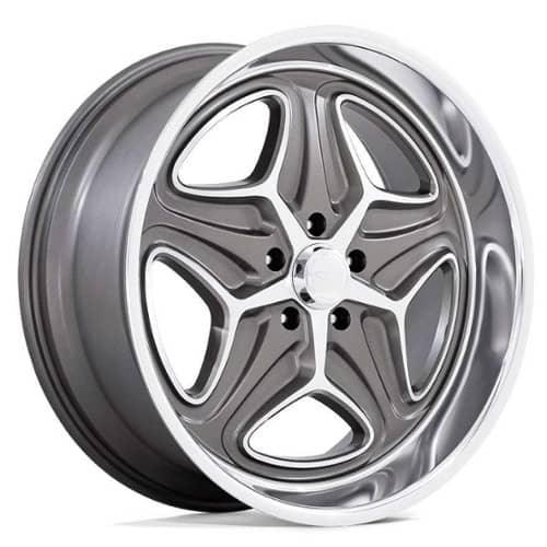 Foose Merlot F172 22x9 5x127 15 ET 78.1 CB Anthracite MACHINED (F17222907355)