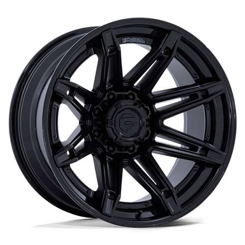 Fuel Brawl FC401 20x10 8x180 -18 ET 124.2 CB Matte Black w/Gloss Black Lip (FC401MX20108818N)