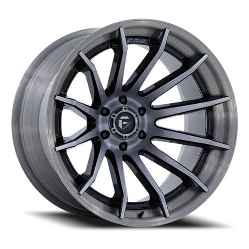 Fuel Burn FC403 20x10 5x127 -18 ET 71.5 CB Gloss Black/Brushed Gray Tint (FC403BT20105018N)