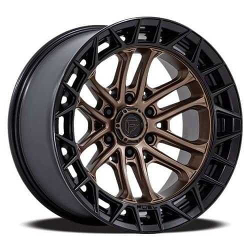 Fuel FC874 Celsius 17x9 6x139.7 -12 ET 106.1 CB Matte Bronze w/Matte Black Lip (FC874ZB17906812N)