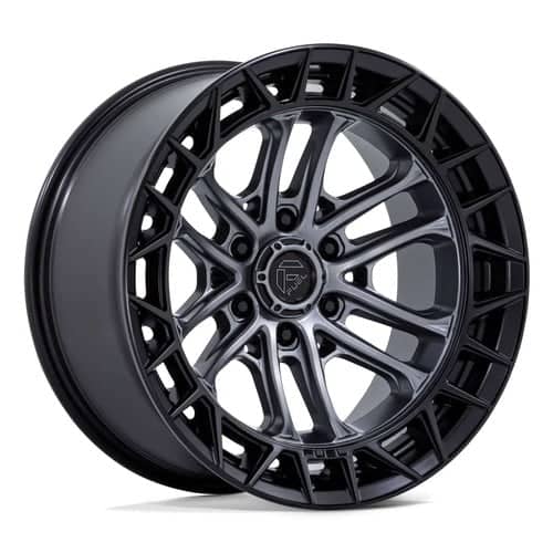 Fuel FC874 Celsius 17x9 6x139.7 -12 ET 106.1 CB Matte Gunmetal w/Matte Black Lip (FC874AB17906812N)