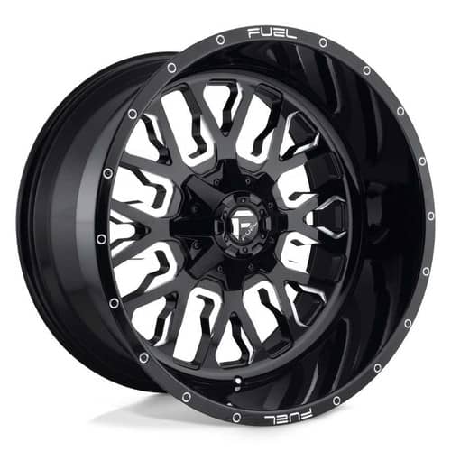Fuel Stroke D611 Gloss Black & Milled (D61120909850)