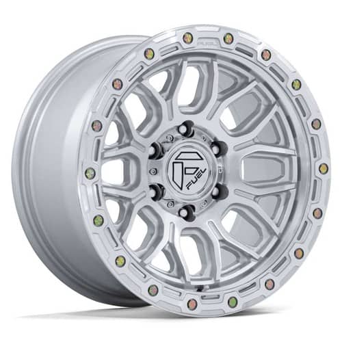 Fuel Surge FC881 17x9 6x139.7 20 ET 106.1 CB Gloss Silver w/Machined Face (FC881SD17906820)