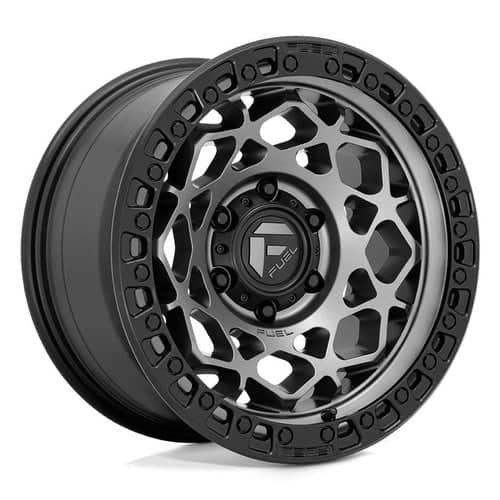 Fuel Unit 17x9 6x139.7 1 ET 106.1 CB Gunmetal w/Matte Black Ring (D78417908450)