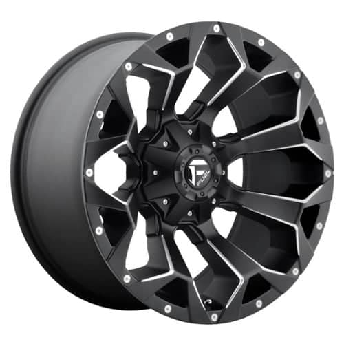 Fuel Assault D546 20x9 8x180 20 ET 124.2 CB Matte Black Milled (D54620901857)
