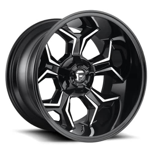 Fuel Avenger D606 22x12 6x135/6x139.7 -44 ET 106.1 CB Gloss Black & Milled (D60622209847)