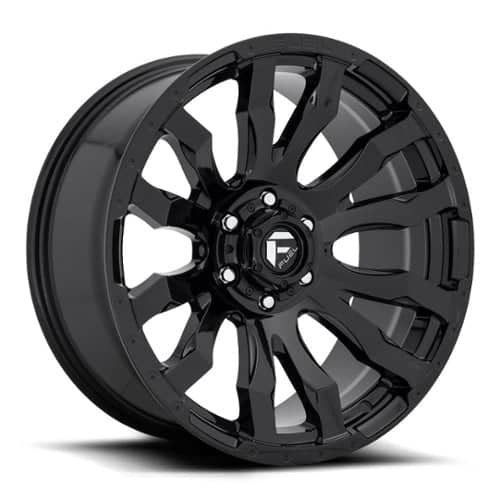 Fuel Blitz D675 20x12 6x139.7 -44 ET 106.1 CB Gloss Black / Milled (D67520208447)