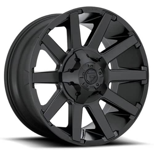 Fuel Contra D437 20x10 8x165.1 -18 ET 125.1 CB Satin Black (D43720008247)