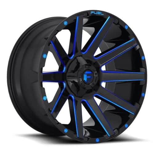 Fuel Contra D644 Gloss Black with Candy Blue (D64420902650)