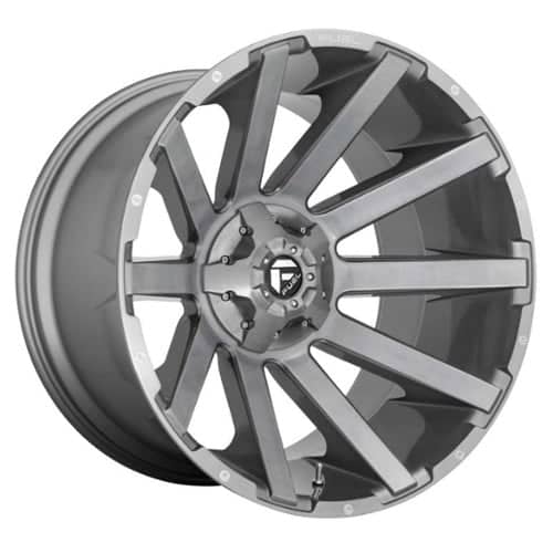 Fuel D714 Contra 20x9 6x135/6x139.7 19 ET 106.1 CB Platinum Brushed Gunmetal Tinted Clear (D71420909856)