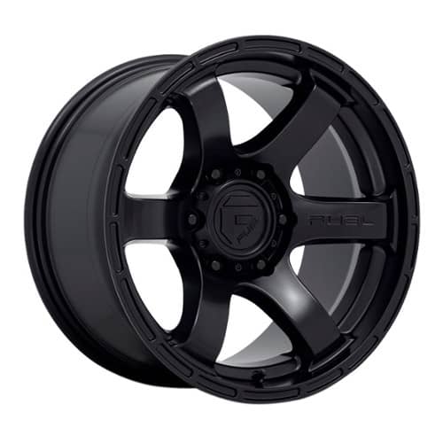 Fuel D766 Rush 17x9 6x139.7 1 ET 106.1 CB Satin Black (D76617908450)