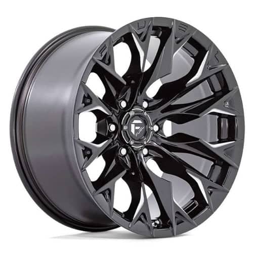 Fuel D803 Flame 6 20x9 6x139.7 20 ET 106.1 CB Gloss Black Milled (D80320908457)