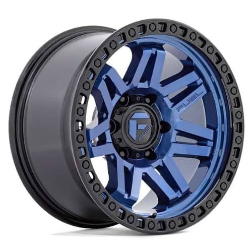Fuel D813 Syndicate 17x9 6x139.7 1 ET 106.1 CB Dark Blue w/Black Ring (D81317908450)