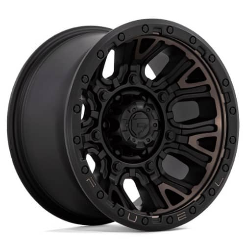 Fuel D824 Traction Matte Black w/Double Dark Tint (D82417907545)