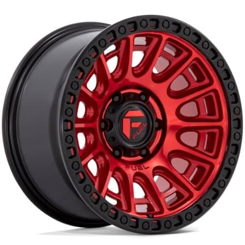 Fuel Cycle D834 17x9 6x139.7 1 ET 106.1 CB Candy Red w/Black Ring (D83417908450)