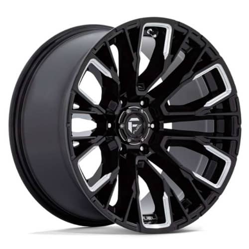 Fuel Rebar 6 D849 20x9 6x139.7 1 ET 106.1 CB Gloss Black Milled (D84920908450)