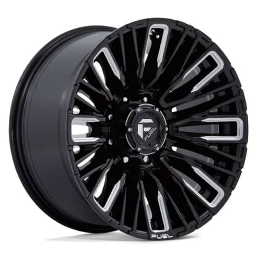 Fuel D849 Rebar 8 20x10 8x165.1 -18 ET 125.1 CB Gloss Black Milled (D84920008247)