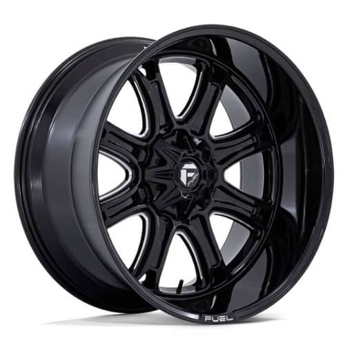 Fuel Darkstar FC853BE 22x10 6x135/6x139.7 10 ET 106.1 CB Gloss Black Milled (FC853BE22106710)