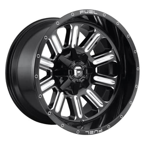 Fuel Hardline D620 20x9 8x180 1 ET 124.2 CB Gloss Black & Milled (D62020901850)