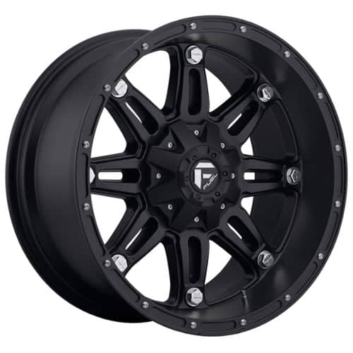 Fuel Hostage D531 18x9 8x165.1 1 ET 125.1 CB Matte Black (D53118908250US)