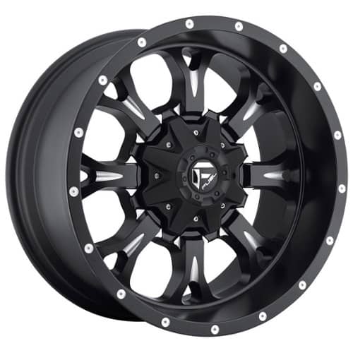 Fuel Krank D517 17x9 8x165.1 20 ET 125.1 CB Matte Black & Milled (D51717908257)