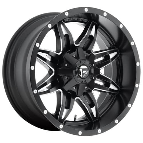 Fuel Lethal D567 15x8 5x139.7 -18 ET 108 CB Black & Milled (D56715808537)