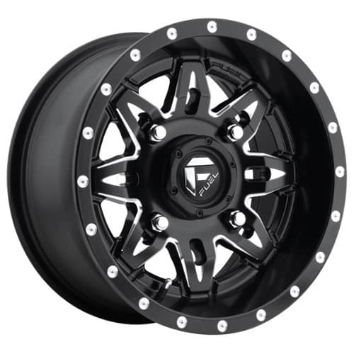 Fuel UTV Lethal D567 UTV Black & Milled (D5671470A544)