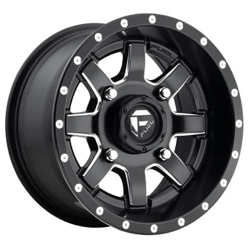 Fuel UTV Maverick D538 Matte Black Milled (D5381470A544)