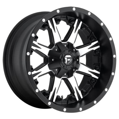 Fuel Nutz D541 18x9 5x114.3/5x127 1 ET 78.1 CB Black & Machined (D54118902650)