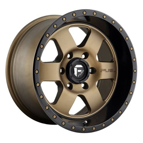 Fuel Podium D617 18x9 6x139.7 20 ET 108 CB Bronze with Black Lip (D61718908357)
