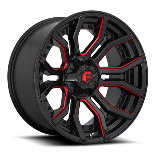 Fuel D712 Rage Gloss Black Red Tinted Clear (D71220905750)