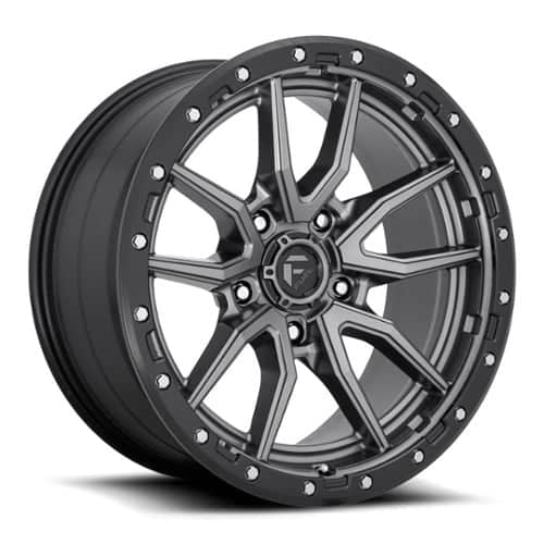 Fuel Rebel 5 D680 Matte Gunmetal Black Bead Ring (D68017907545)
