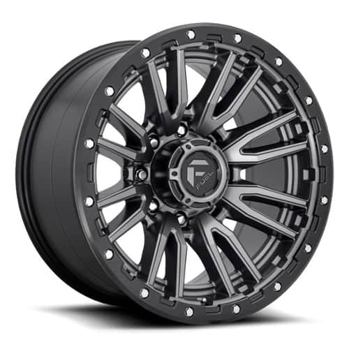 Fuel Rebel 8 D680 Matte Gunmetal Black Bead Ring (D68020901850)