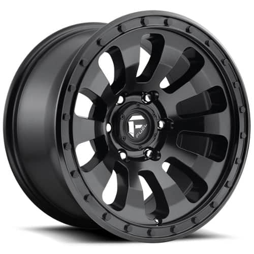 Fuel Tactic D630 17x9 5x127 -12 ET 78.1 CB Matte Black (D63017907345)
