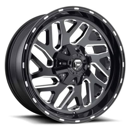 Fuel Triton D581 22x14 6x135/6x139.7 -75 ET 106.1 CB Gloss Black Milled (D58122409845)
