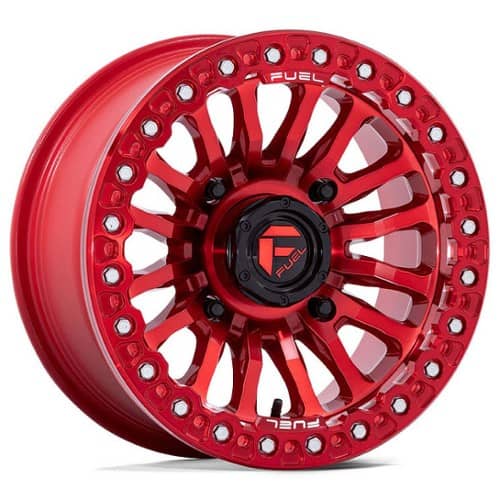 Fuel UTV Rincon FV125 Beadlock 15x7 4x156 10 ET 115.1 CB Candy Red (FV125QX15704410)