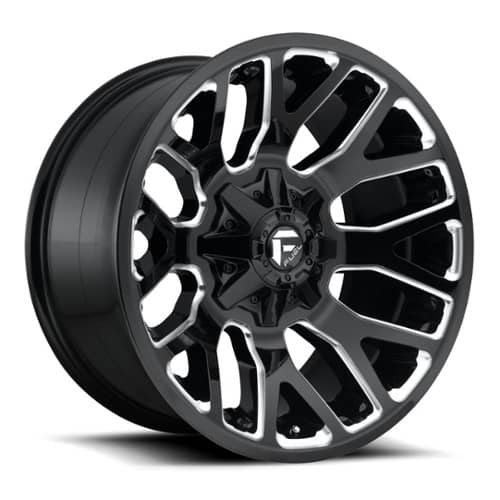 Fuel Warrior D623 20x9 6x135/6x139.7 20 ET 106.1 CB Gloss Black & Milled (D62320909857)