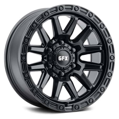 G-FX TR-26 20x9 8x170 18 ET 125.2 CB Matte Black (T26890817018MB)