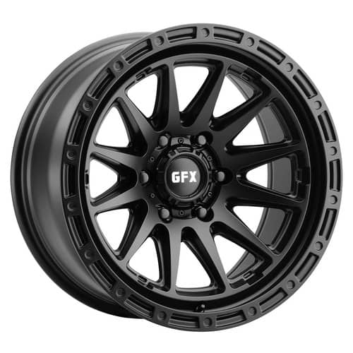 G-FX TR38 18x9 6x139.7 -12 ET 106.2 CB Matte Black (T388906139N12MB)