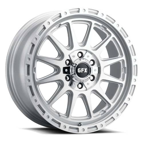 G-FX TR38 18x8.5 6x135 35 ET 95.2 CB Silver Machined Face (T38885600935SMF)