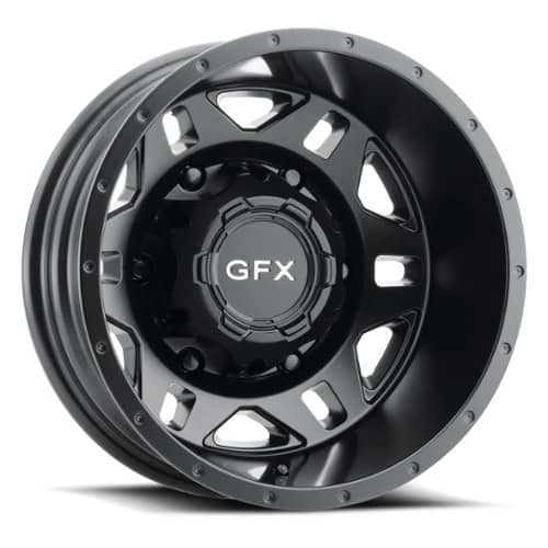 G-FX MV2 Dually Rear 16x6 6x205 -130 ET 161.1 CB Matte Black (MV26606205N130MB)