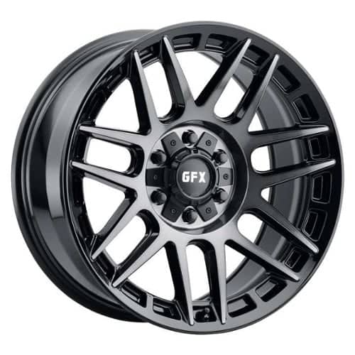 G-FX TM8 17x8.5 6x139.7 -6 ET 106.2 CB Black Tint (TM87856139N6GBT)