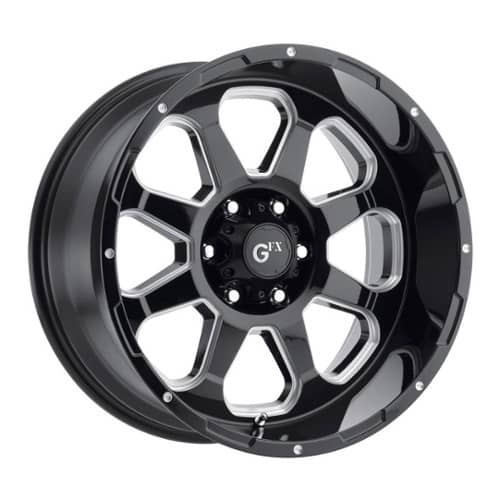 G-FX TR-10 20x9 5x127 12 ET 71.5 CB Gloss Black Milled (T10290512712GBM)